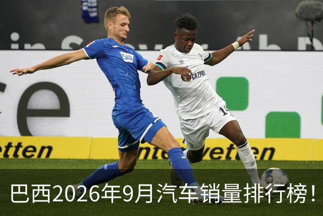 巴西2026年9月汽车销量排行榜！比亚迪环比略微下滑，销量22254辆；奇瑞销量15419辆；长城销量8964辆！